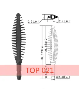 Good Price 4D Lash Dazzled Lengthening Thick Curling Waterproof Longlasting Silicone brush head 3D Black Mascara