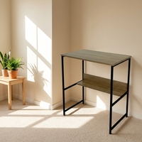 Bureau d'ordinateur convertible au design moderne, simple et confortable, en panneau MDF pour usage domestique BS-241