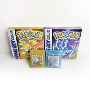 New Design 7 Colors Top Quality Gold Crystal Version Holographic Metallic Foil Finish <b>Game</b> Box for Gbc - Product Image 1