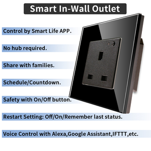 Thông Minh Tường Ổ Cắm WiFi UK Ổ Cắm 16A Ổ Cắm Ổ Cắm - Product Image 5