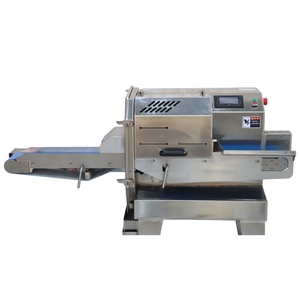 Máquina Cortadora de Carne Multifuncional con Certificación CE para Jamón, Tocino y Salchicha con Cinta Transportadora - Product Image 1