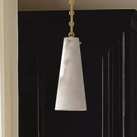 Lampe suspendue MEEROSEE Luxury-lite Chain Onyx, petite lampe pour comptoir de bar simple, lampe de chevet, entièrement en cuivre et onyx, MD88319