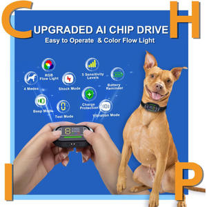 Collar de control de ladridos para perros, impermeable, con modo de entrenamiento por descarga eléctrica, 1 año de duración de la batería. - Product Image 4