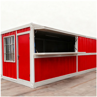 Hôtels, Restaurants, Mini-Cafés et Cuisines Modulaires Préfabriqués Portables de 20 pieds en Conteneurs – Design Moderne en Acier Sandwich