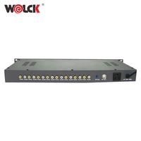 Modulateur CATV Agile Wolck 8 en 1, 8 canaux, fréquence réglable, modulateur analogique AV vers RF pour système TV d'hôtel