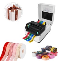 Impresora de Etiquetas Xinye XPT451 para Ropa, Transferencia Térmica, Cinta de Carbón con Código de Barras Plateado y Recubierto de Cobre, Interfaz USB, 200dpi