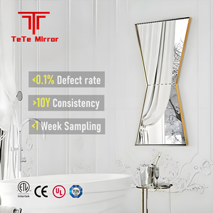 Tete hiện đại tùy chỉnh sắt thép không gỉ treo tường lớn hình dạng bất thường cảm ứng chuyển đổi sinh thái thân thiện không có điện yêu cầu - Product Image 1