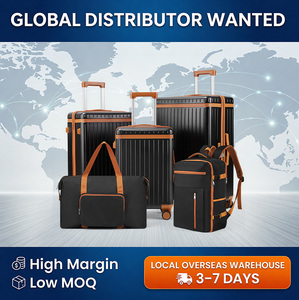 Set di <span class=keywords><strong>Valigie</strong></span> da Viaggio di Lusso Leggere con Guscio Rigido <span class=keywords><strong>in</strong></span> 3 Pezzi, 20 24 28 Pollici, Set di Bagagli da Viaggio <span class=keywords><strong>in</strong></span> 3 Pezzi, Spedizione dagli Stati Uniti - Product Image 3