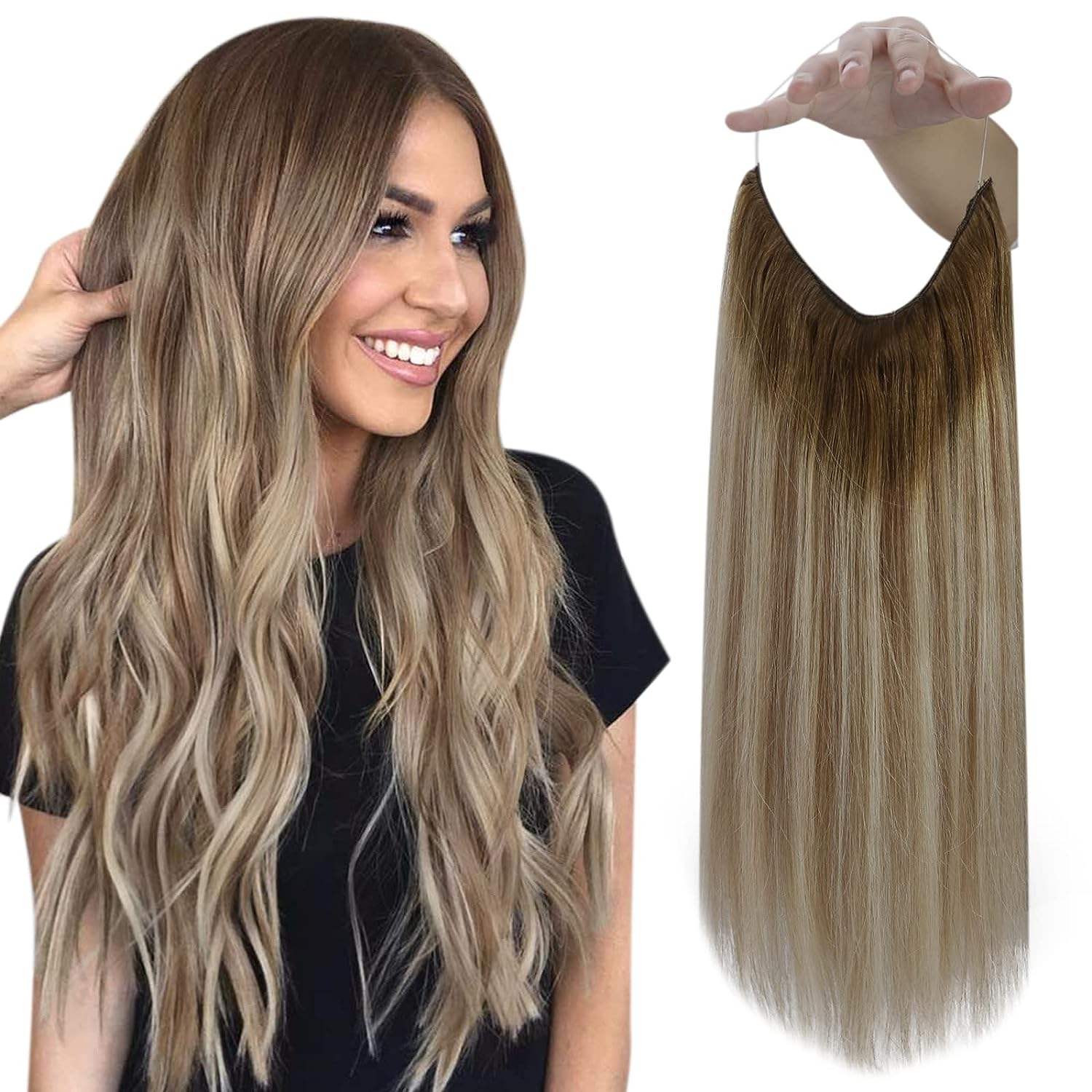 12 Inch Headband Extensions Invisible Durable Hair
