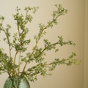 Simulación de seda de hojas y frutas de eucalipto australiano verde de una sola rama artificial para el Día DE LA Madre Día de Acción de Gracias - Product Image 5