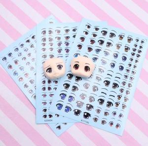 Wholesale Soft Clay Doll Cartoon Eye Film Face Eye Water <strong>DIY</strong> <strong>Sticker</strong> - Product Image 4