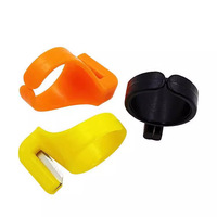 Couteau à anneau de haute qualité, couteau à doigt, lame de couture, coupe-fil pour la préparation de Zongzi et de crabes, petit, portable et sûr