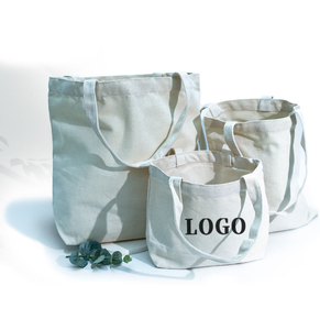 Bolsa de tela de algodón ecológica, bolsa de compras reutilizable, bolsa de compras con logo personalizado - Product Image 2