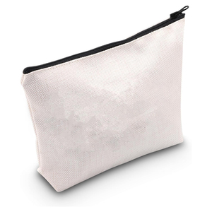 Sac de voyage pour maquillage et cosmétiques personnalisé avec logo, en coton et nylon, fermeture éclair, doux, léger et matelassé - Product Image 1