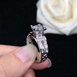 Bague de fête en argent 925 pour femme, bijou féminin avec 1 mkanite, bijou de pierres précieuses - Product Image 6