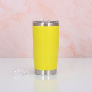 Vaso Resistente a Arañazos de 20 oz, Acero Inoxidable Aislado, Recubrimiento en Polvo Mate, Pared Interior sin Costuras, ASM25 - Product Image 6