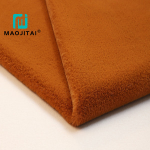 10mm đống màu rắn nhuộm vải sang trọng nhân tạo tổng hợp giả lông thỏ vải sang trọng trong kho - Product Image 1