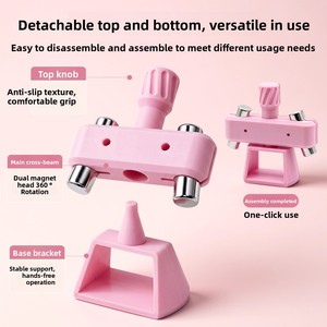 Outil de nail art : aimant rotatif pour attirer les perles de verre et le vernis à ongles effet œil de chat, aimant puissant, aide automatique pour débutants - Product Image 2