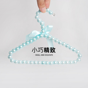 ที่แขวนเสื้อผ้าสำหรับสัตว์เลี้ยงรูปทรงไข่มุกพร้อมโบว์ แบบตะขอสี่เหลี่ยม สำหรับสุนัขและแมว สีขาว ชมพู แดงกุหลาบ ใหม่ สีทอง สีดำ - Product Image 3