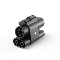 Nouvel adaptateur de prise EV HCD LPY-CS2-CS1 CCS2 CCS1 100-1000V DC 250A Max Charge rapide Tesla Retrofit IP65 Certifié CE/FCC/ROHS