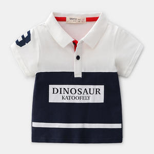 Camiseta Polo de Manga Corta de Algodón Orgánico con Estampado de Letras para Niños, Fabricada en China, de Banglad - Product Image 3