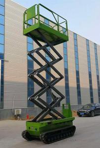 4-18m Mobile <b>Aerial</b> Elevating Scissor Lift Hydraulic Scaffolding Manlift <b>Portable</b> Work Platform - Product Image 6
