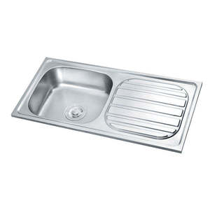 Chất lượng cao bán buôn tùy chỉnh sản phẩm tại chỗ bát đôi bồn rửa nhà bếp với drainboard với bán buôn giá thấp - Product Image 6