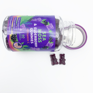 비타민 C가 높은 Duozi 바다 이끼와 엘더베리 구미 사탕 형태의 건강한 신체 보충제 - Product Image 2