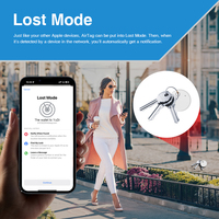 Alarme anti-perte, localisateur de clés sans fil GPS, porte-clés, certificat MFI, IPX7, localisateur de clés Apple Tile