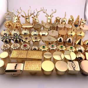 Fancy Perfume Bottle Cap 15mm Smart Lids with Zinc Alloy Zamac Round Metal Textured for Parfum Metal Caps