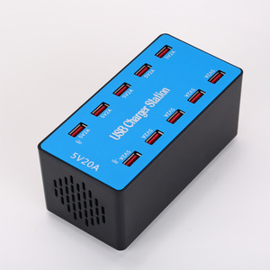 <span class=keywords><strong>Support</strong></span> de Station de <span class=keywords><strong>chargeur</strong></span> USB de bureau à 10 ports 100W adaptateur de charge rapide pour iPhone pour bureau pour ordinateur portable pour <span class=keywords><strong>Samsung</strong></span> Office - Product Image 2