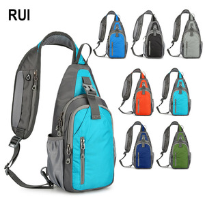 RUIQUWIN - Bolsa de Pecho de Poliéster Impermeable y Transpirable para Hombre, Ligera, Multifuncional, de Gran Capacidad - Product Image 1