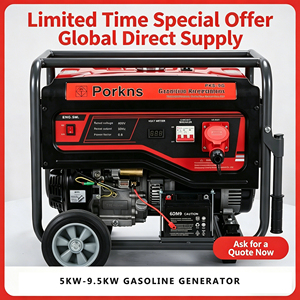 Groupe électrogène à essence 4 temps robuste 5000W-9500W, alimentation portable avec garantie <span class=keywords><strong>de</strong></span> 2 ans pour hôtels et chantiers - Product Image 1
