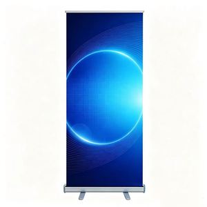 Banner Retráctil Portátil de Alta Calidad, Ajustable y Ligero, Tipo Lágrima, 80 x 200 cm, para Interiores, Formato Pequeño, ZJ-008 - Product Image 1