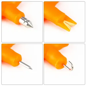 เครื่องมือปอกสายปลาคาร์พแบบ4ใน1เครื่องมือดึงเอ็นตกปลาแบบพกพาอเนกประสงค์อุปกรณ์ตกปลา - Product Image 2