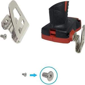 Aluminium Alloy Power <b>Tool</b> Belt Clip 42-70-2653 Compatible With Milwaukee 2604-20 For Home Use - Product Image 2