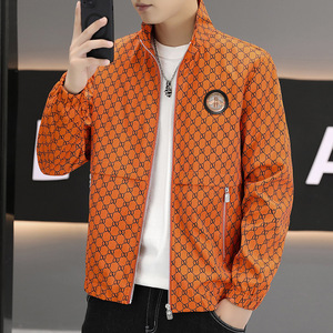 Manteau Homme Printemps Automne <span class=keywords><strong>Hiver</strong></span> Little Bee – Nouveau Style Européen Col Baseball Tendance Marque Haut de Gamme Épaisseur Légère Populaire et à la Mode - Product Image 5