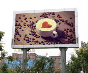 Pantalla LED Digital HD para Exteriores, Montada en Columna, IP65, P5, con Animación para <span class=keywords><strong>Tiendas</strong></span> Minoristas - Product Image 1