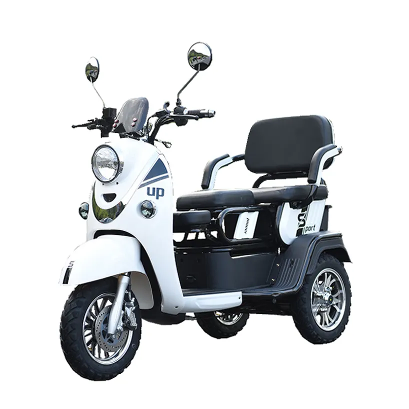 Yeni tasarım 3 tekerlekli elektrikli bisiklet ucuz elektrikli üç tekerlekli bisiklet hareketlilik Scooter 20 inç 60v 250w 1000w 1000w 750w Motor elektrikli bisiklet