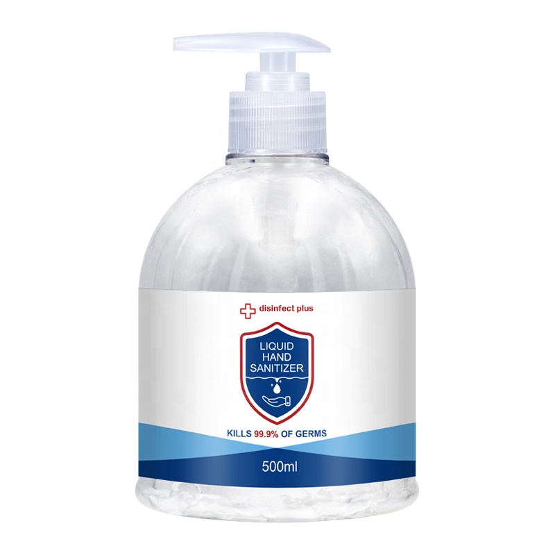Pump Gel Portable Hand Soap Liquid Wholesale 500ml Liquid Hand Sanitizer Pump Bottle