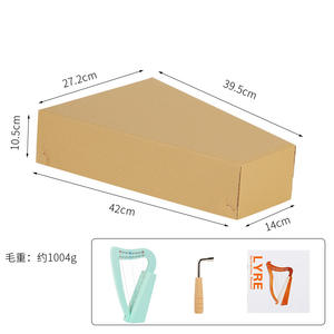 พิณแองเจิล 8 สาย 8 เสียง สำหรับผู้เริ่มต้น ผลิตโดยผู้ผลิตขายส่งข้ามพรมแดน ทำจากไม้บาสวูด เครื่องดนตรี - Product Image 3