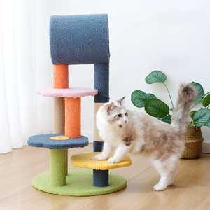 Creative Four-layer Flower-shaped <b>Cat</b> Climbing Scratchers Interactive Toy <b>Cat</b> Tree <b>Cat</b> <b>Scratching</b> <b>Post</b> - Product Image 6