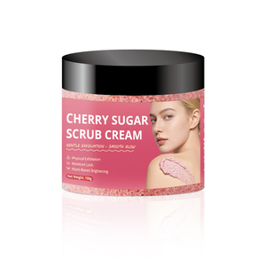 Exfoliante Corporal <span class=keywords><strong>de</strong></span> Azúcar <span class=keywords><strong>de</strong></span> Cereza y Sal Marina con Doble Exfoliación e Hidratación, Marca Privada OEM, Fabricante Mayorista - Product Image 6
