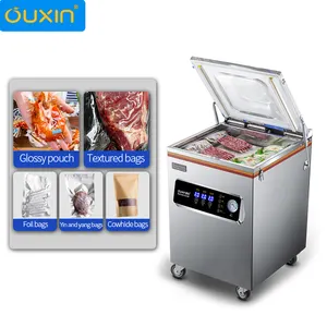 OX-640 Máquina De Vácuo De Sucção Forte para embalagens de alimentos arroz carne chá Custom Thermoforming Vacuum Sealing Machine automática