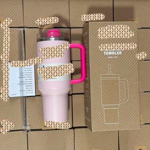 Termo para coche de segunda generación de 40oz, vaso de acero inoxidable de gran capacidad, estilo recubierto, paja, tirano de hielo, Metal, aislamiento Premium - Product Image 6