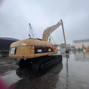 Excavadora anfibia usada brazo largo Boom 15M-22m 330d 320d alta eficiencia Japón - Product Image 1