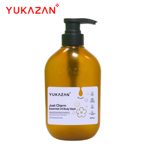 Gel de Ducha con Aceite Esencial Yukazan Just Charm 500ml, Marca Malasia, Superventas, Mejor Proveedor, Buena Calidad, Fragancia a Flor de Durazno - Product Image 1