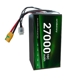 Batterie solide personnalisée NMC811 haute densité énergétique 27000mAh 6s/12s/18s pour drones et UAV, décharge 10C 20C 270A, 10000m - Product Image 4
