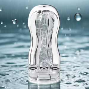 Masturbador Masculino Manual Tipo Copa de Avión Transparente con Vagina, Ano, Boca y Senos, Sensación Realista - Product Image 3