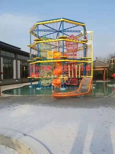 <span class=keywords><strong>HAPPY</strong></span> BABY Circuito de Cuerdas, Parque Temático Interior y Exterior, Tierra de Aventuras, Emocionante Circuito de Obstáculos de Cuerdas - Product Image 6